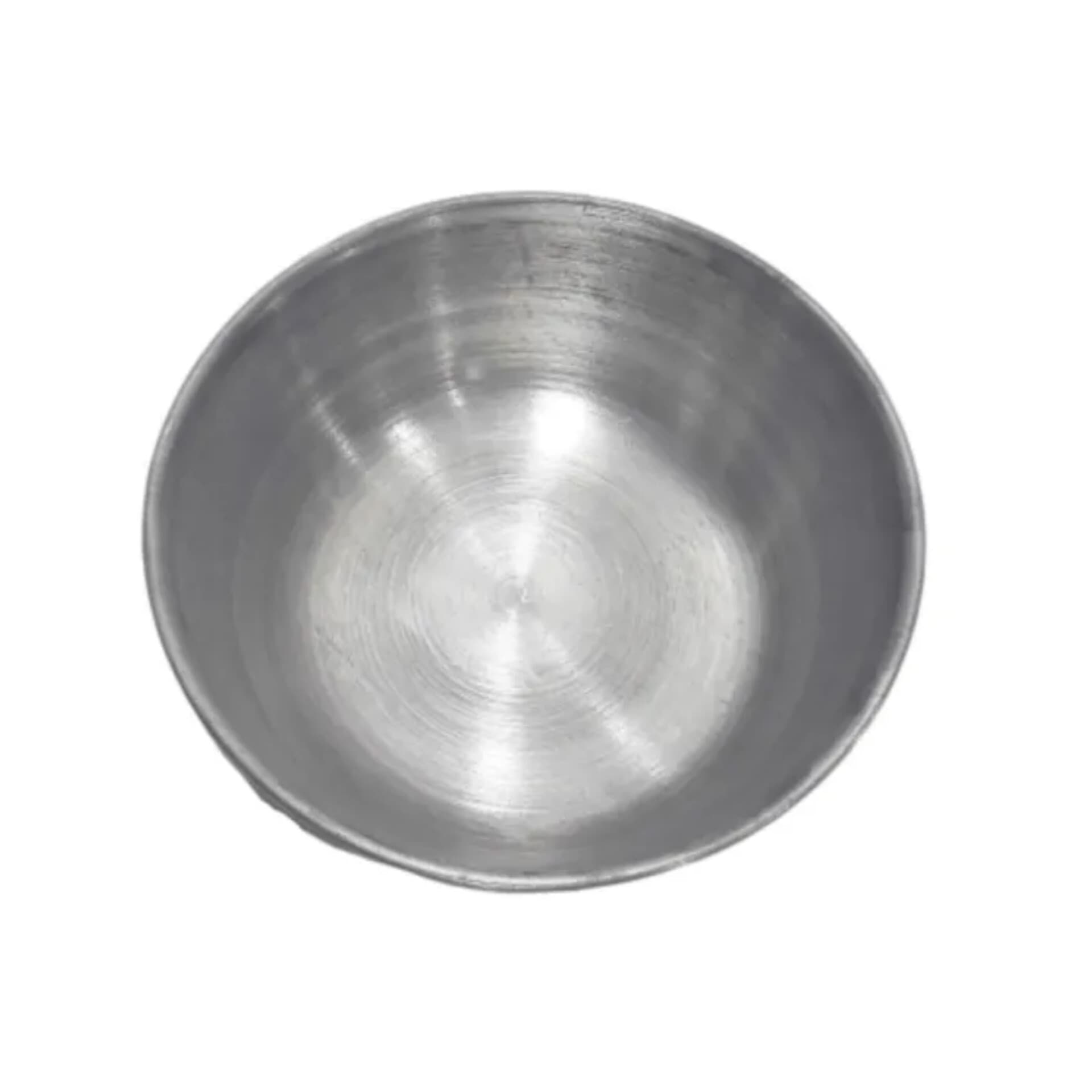 Ice Bowl Silver Steel Bowl For Ice Pack Of 3 For Fridge And Multi Purpose Use