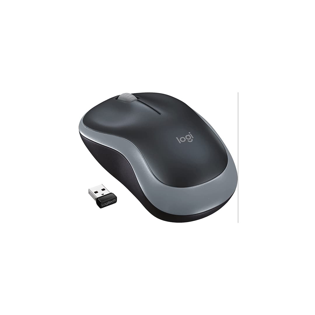 Logitech M185 Wireless Mouse, 2.4GHz With USB Mini Receiver