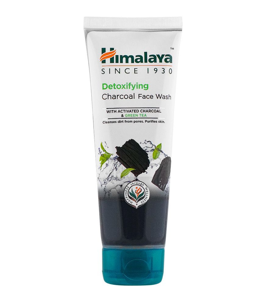 Himalaya Detoxifying Charcoal & Green Tea Face Wash, 100ml