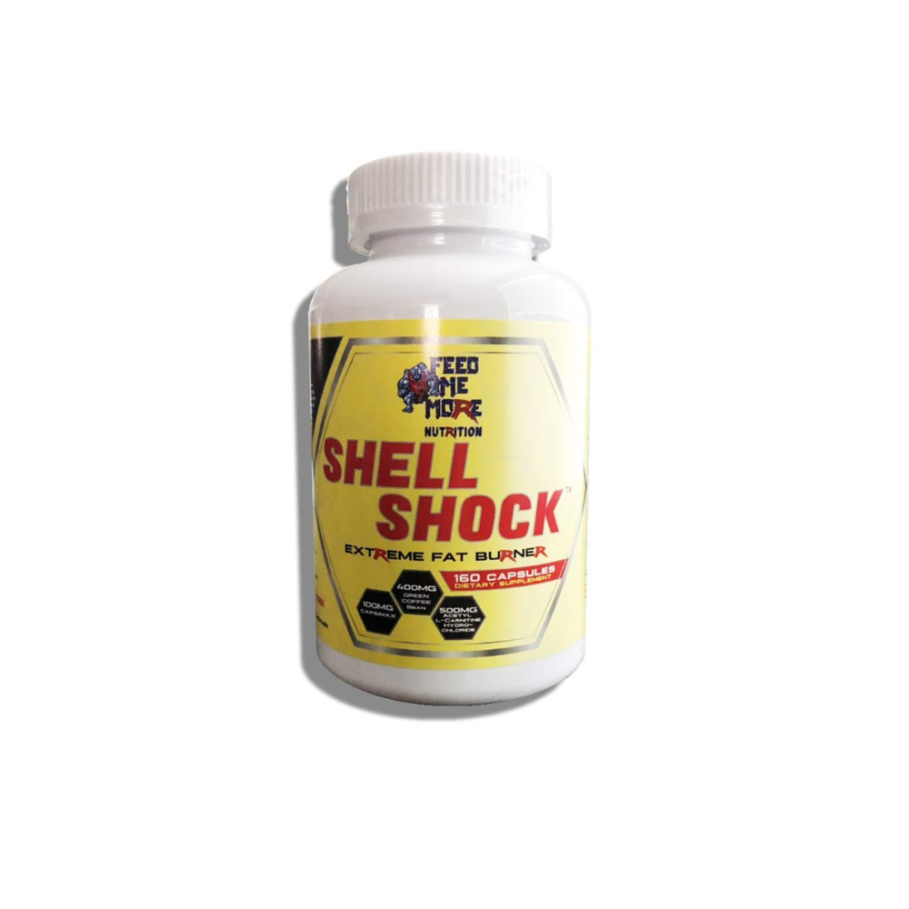 Shell Shock Extreme Fat Burner Dietary Supplement - 160 Capsules