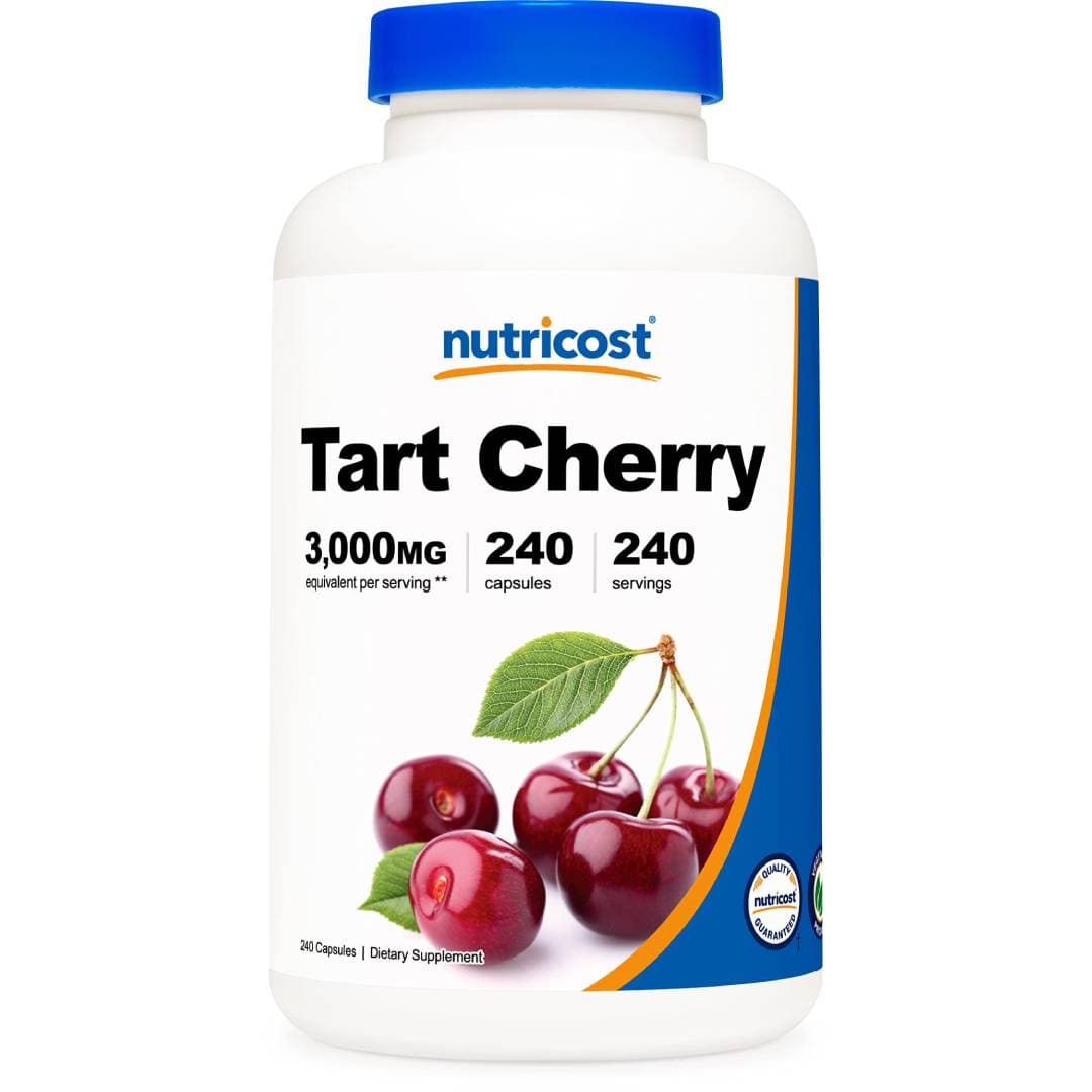 Tart Cherry Extract 3000mg Dietary Supplement - 240 Veggie Capsules