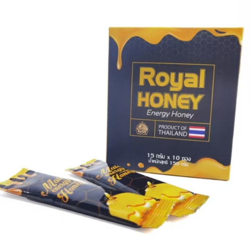 Royal Black Honey Product Of Thailand 15 Sachets x 10g