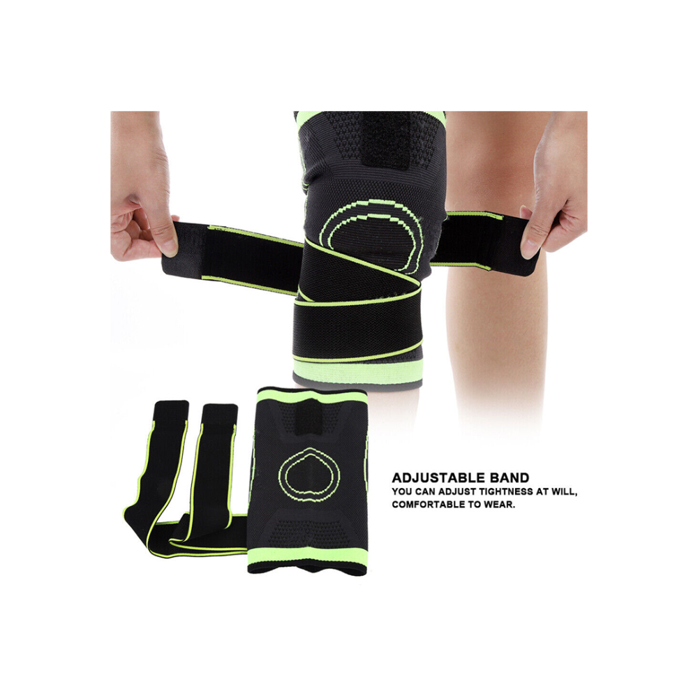 Knee Sleeve Compression Brace Patella Support Stabilizer Sport Gym Joint Pain CN