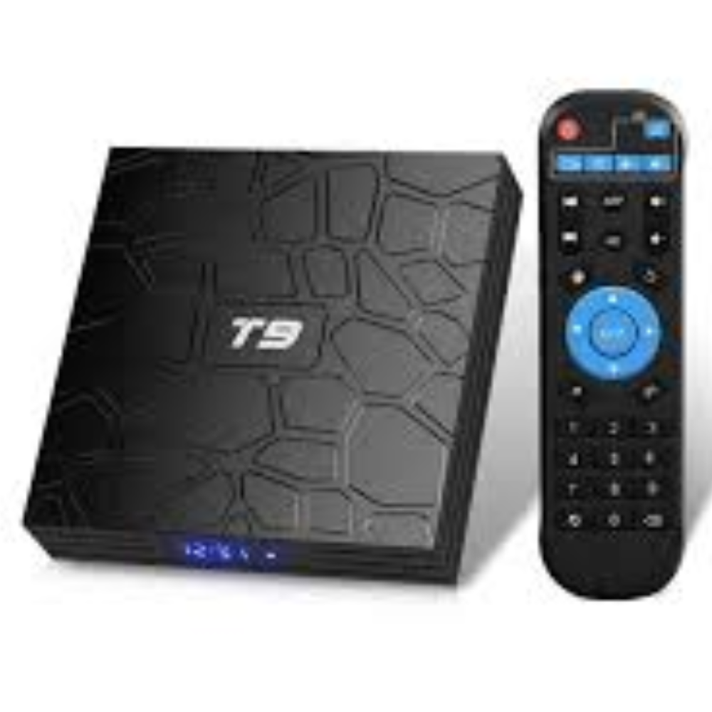 Smart TV Box T9 4GB + 64GB Quad Core 4K Ultra HD 9.0 V