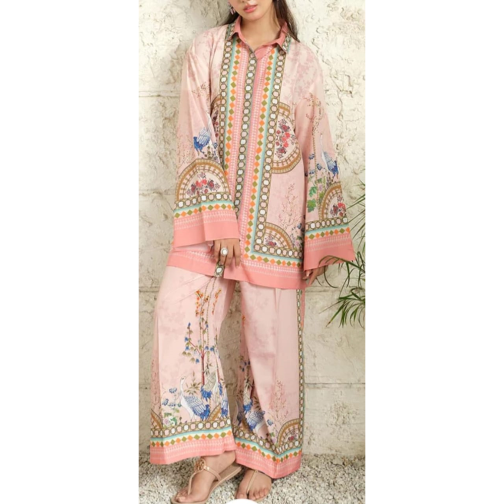 Grip Silk Printed 2-Piece Stitched Suit