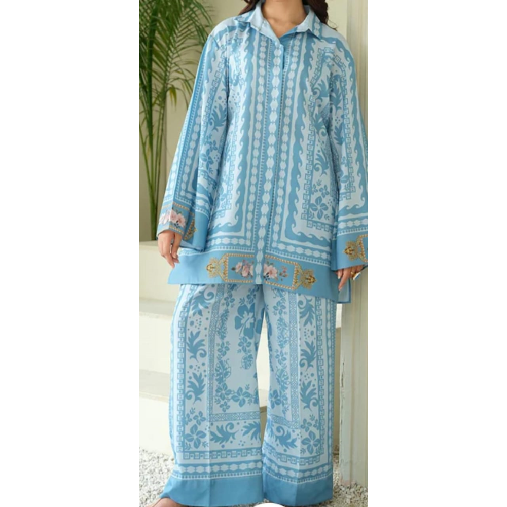 Grip Silk Printed 2-Piece Stitched Suit