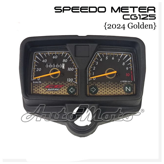 Motorcycle Speedometer for Honda CG-125cc Gold Edition 2024 Bikes